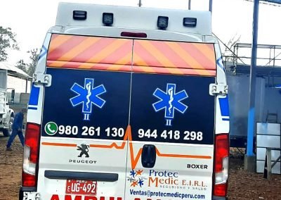 posterior ambulancia urbana en lima