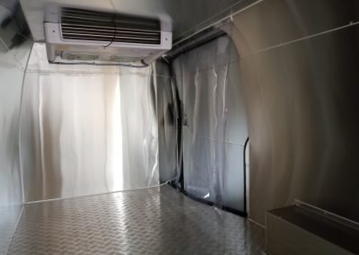 insulado forrado interior inoxidable van panel a frigorífico más equipo de frío fabricación lima